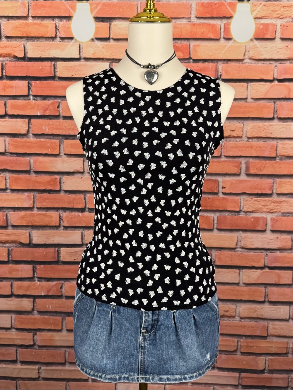 90s butterfly tank top